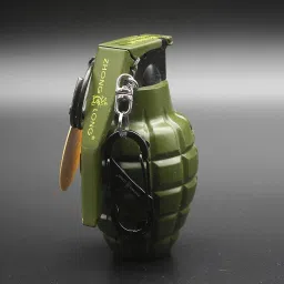 New Mini Army Green Hand Grenade Key Chain Single Candle Flame Novelty Cigarette Lighter| Pocket Lighter-image-61