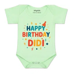 arvesa Happy Birthday Didi Printed Romper-picture-21