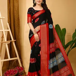 KALINI Woven Design Silk Blend Designer Saree-picture-11