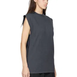 NOTWILD Women Solid Round Neck Cotton T-shirt-picture-44