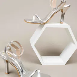 JM Looks Women Ethnic Stiletto Open Toe Sandals-55