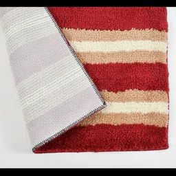 GBL COLLECTION Red Super Water Absorbent Bath Rugs image 3