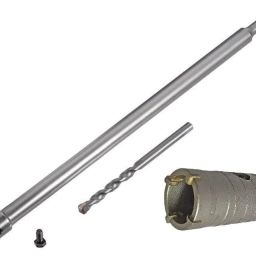 30mm Concrete Cement Stone Wall Hole Saw & 350mm Round Rod SDS Plus Shank for Concrete, Cement, Wall & Hole-image-76
