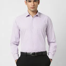 Van Heusen Pin Striped Spread Collar Formal Shirt-image-5