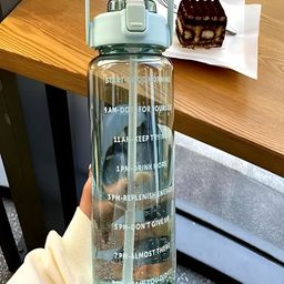 SeaRegal Transparent & Green Typography Printed Water Bottle 2000 ml-37