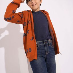Jack & Jones Junior Boys Pure Cotton Typography Printed Sweater-image-71