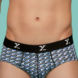 XYXX Printed Mid-Rise Shuffle Basic Briefs XYBRF62-image-14
