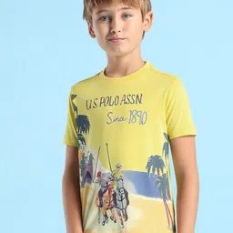 U.S. Polo Assn. Kids Boys Printed T-shirt-image-82