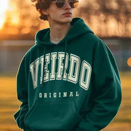 VEIRDO Men Printed Oversized Hooded Sweatshirt-picture-56