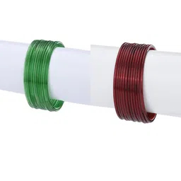 1ST TIME Set Of 24 Green Alloy Bangles-picture-21