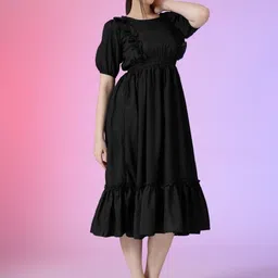 Raiyani Enterprise Women Fit & Flare Dress-picture-20