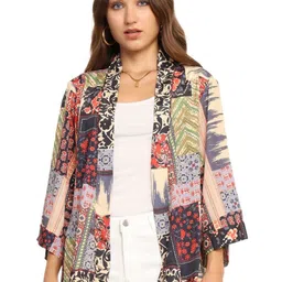 GALE GIRLS Printed Mandarin Collar Shrug-picture-40