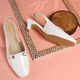 AROOM Women Kitten Heels Mules-11