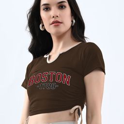 Genzy Print Cotton Crop Top-image-30