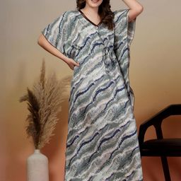 KLOTTHE Multi Maxi Nightdress-image-50