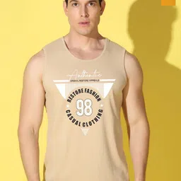 WOOSTRO Pack Of 2 Printed Pure Combed Cotton Gym VestsVWS26(98 RUST)(RUN MUSTARD)-image-76