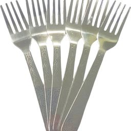 steel TABEL FORK Stainless Steel Fork, cutlery Stainless Steel Serving Fork, Salad Fork, Fruit Fork, Dessert Fork Set-4
