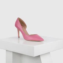 Oroh Women Leather Party Stiletto Pumps-31