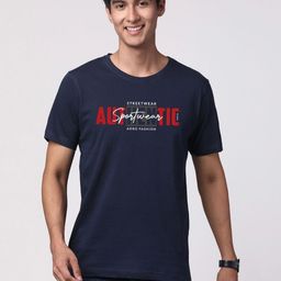ADRO Men Graphic Printed Round Neck Cotton T-shirt-image-88