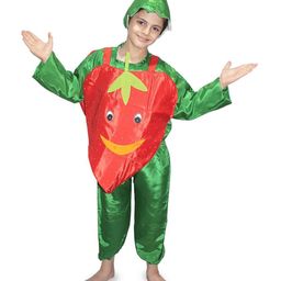 Kaku Fancy dresses Kids Fancy Dresses Strawberry Fruits Costume Set-image-5