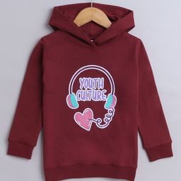 BUMZEE Girls Printed Hooded Sweatshirt-picture-32