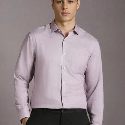 Louis Philippe Spread Collar Long Sleeves Regular Fit Pure Cotton Formal Shirt-picture-23