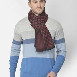 Cazzano Men Checked Acrylic Mufflers-image-96