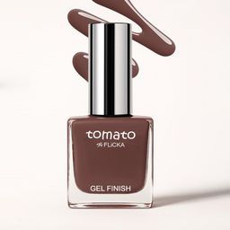 FLiCKA Tomato Gel Finish Nail Polish- 9.9 ml- Shade- 40-image-80