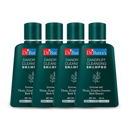 Dr. Batras Set Of 4 Dandruff Cleansing Shampoo With Thuja & Ziziphus Jaozeiro - 100ml Each-56