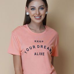 RAASSIO Typography Printed Drop-Shoulder Sleeves Knitted Bio Finish Cotton T-Shirt-image-56