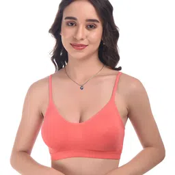 elina Full Coverage Non Padded Cotton Workout Bra With Anti Microbial-picture-32