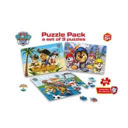 Frank Multicoloured Set of 3 Paw Patrol Puzzles - 60 Pieces Each image 5