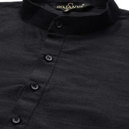 SOJANYA Mandarin Collar Regular Kurta With Churidar & With Nehru Jacket image 3