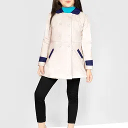 Naughty Ninos Girls Double Breasted Fleece Peacoat-image-29