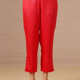 JAYPORE Women Slim Fit Trousers-image-53