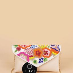 Olive Women Embellished Structured Sling Bag-18