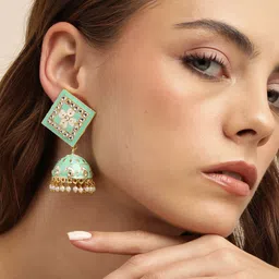 Anouk Dome Shaped Jhumkas Earrings-3