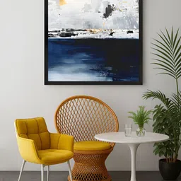 999Store White & Blue Ocean Canvas Wall Art-image-17