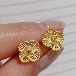 Palli Creation Gold Plated Flower Shaped Studs image 3