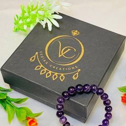 Divine souvenirs Unisex Artificial Beaded Elasticated Bracelet-43