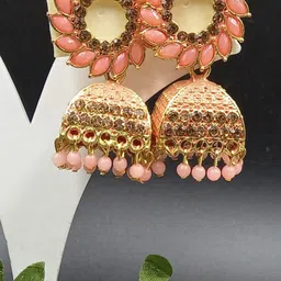 TISHUL JEWELS Classic Jhumkas Earrings-picture-15