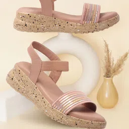 H.M. LADIES FOOTWEAR Women Wedge Sandals-43