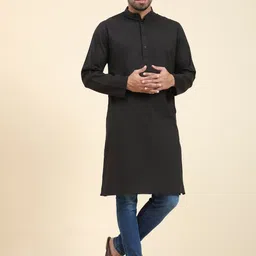 SKAVIJ Men Handloom Kurta-image-22