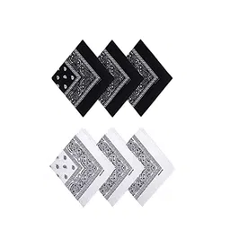 Aadikart Pack Of 6 Paisley Printed Cotton Headband-picture-30