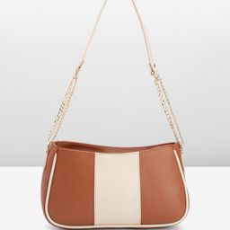 Mast & Harbour Colourblocked Faux Leather Shoulder Bag-51