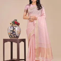 Astita Woven Design Zari Organza Saree-picture-37