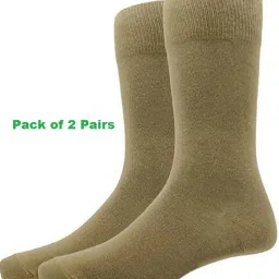 Men Solid Mid-Calf/Crew-18