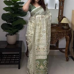 all about you Ethnic Motifs Pure Cotton Saree-picture-15