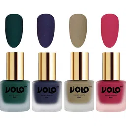 VOLO Set Of 4 Velvet Matte Nail Polish- 8 ml Each- 12 -31-37- 43-image-12