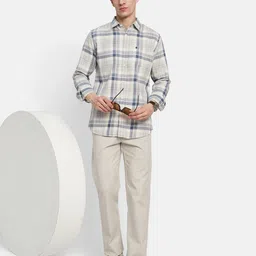 METTLE Men Multi Stripes Opaque Striped Casual Shirt-image-102